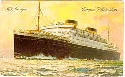 Georgic, the ship my parents came over on